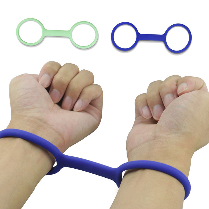 Safety Rubber Silicone Overmoulded Handcuffs