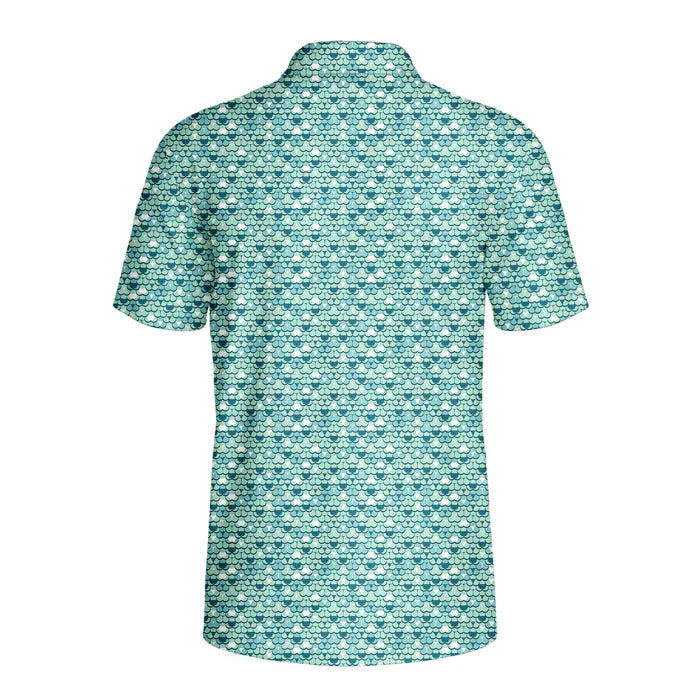 3d printed polo shirt short sleeve t-shirt for men