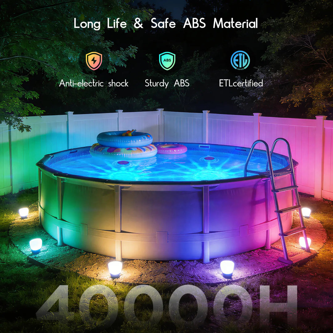 Solar RGB Floating Pool Lights