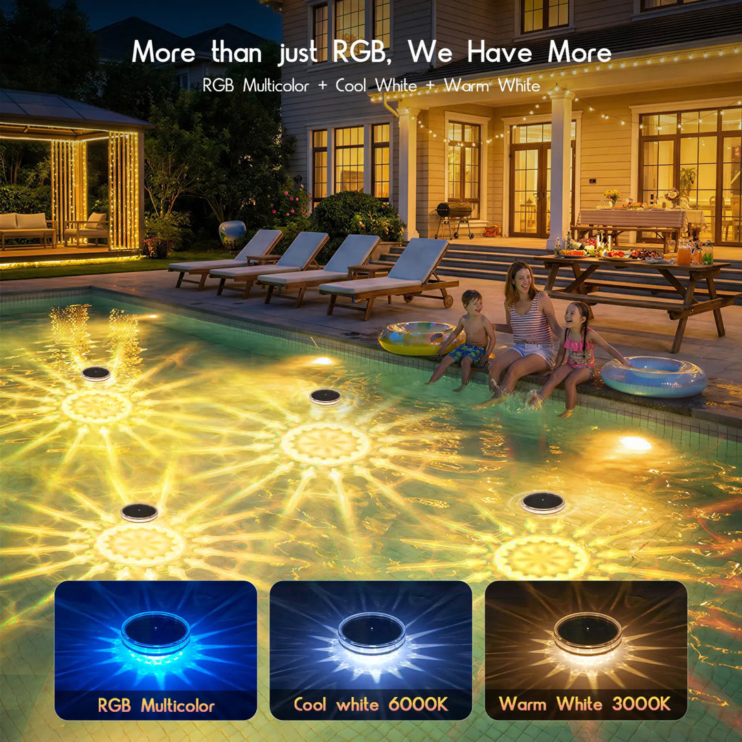 Solar RGB Floating Pool Lights