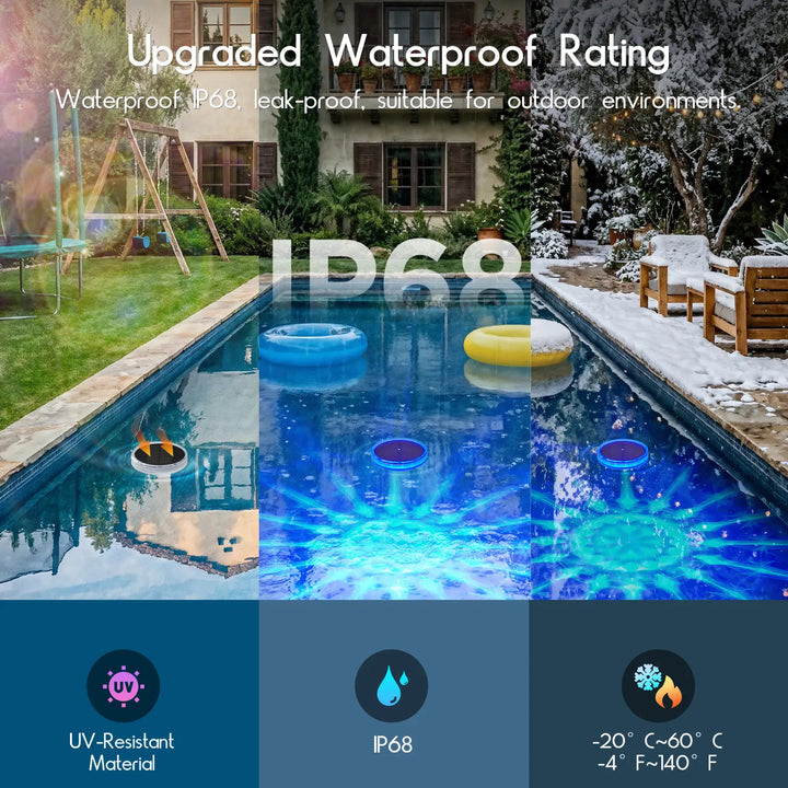 Solar RGB Floating Pool Lights
