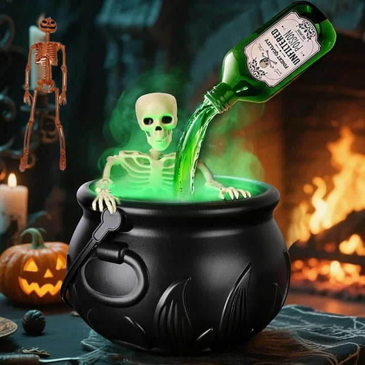 Halloween Gift Flaming Witch Cauldron