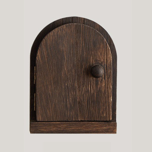 Wooden Arch Light Switch Cover Socket Protector Box