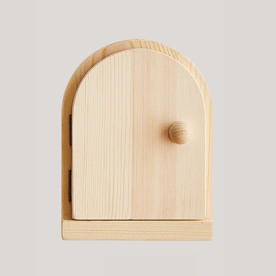 Wooden Arch Light Switch Cover Socket Protector Box