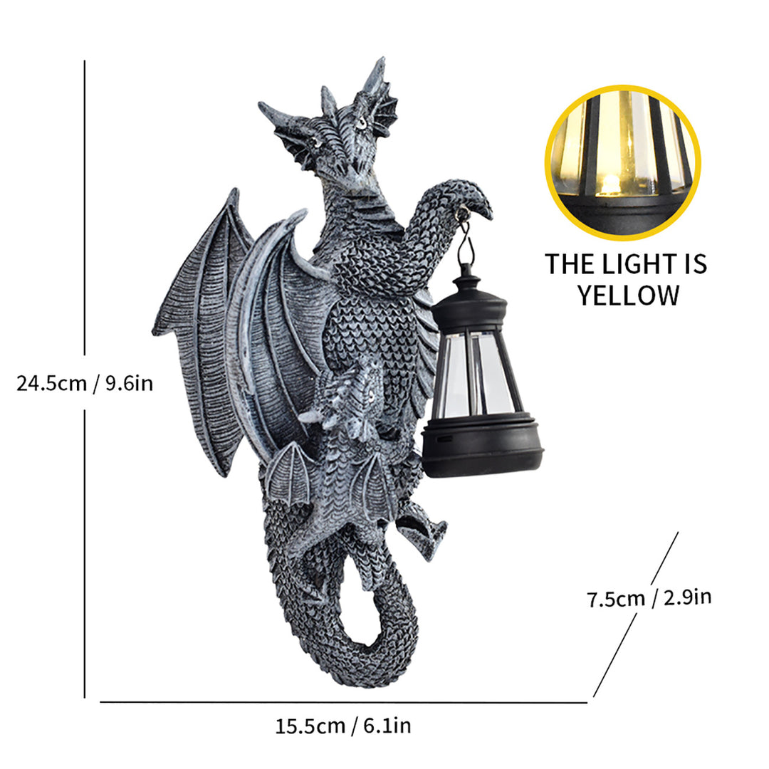 Flying Dragon Solar Wall-Mounted Garden Light