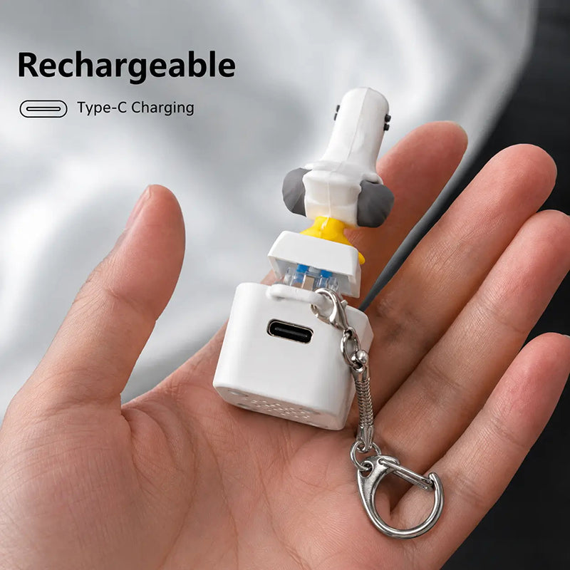 Seagull Stress-Relief Sound-Making Toy Keychain