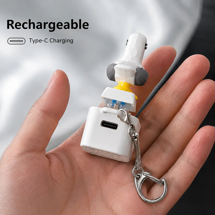 Seagull Stress-Relief Sound-Making Toy Keychain