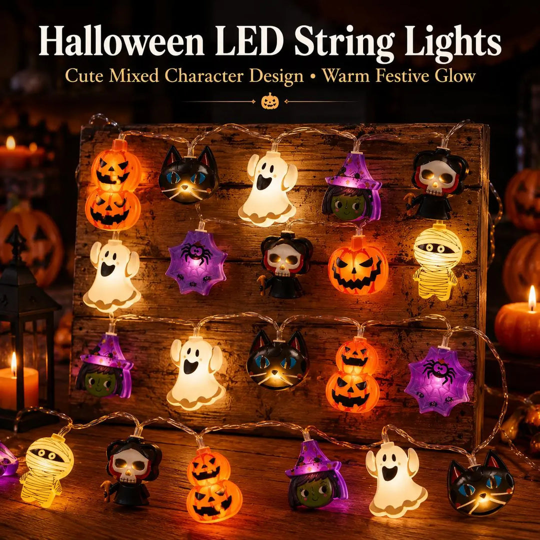 Halloween Pumpkin LED String Lights