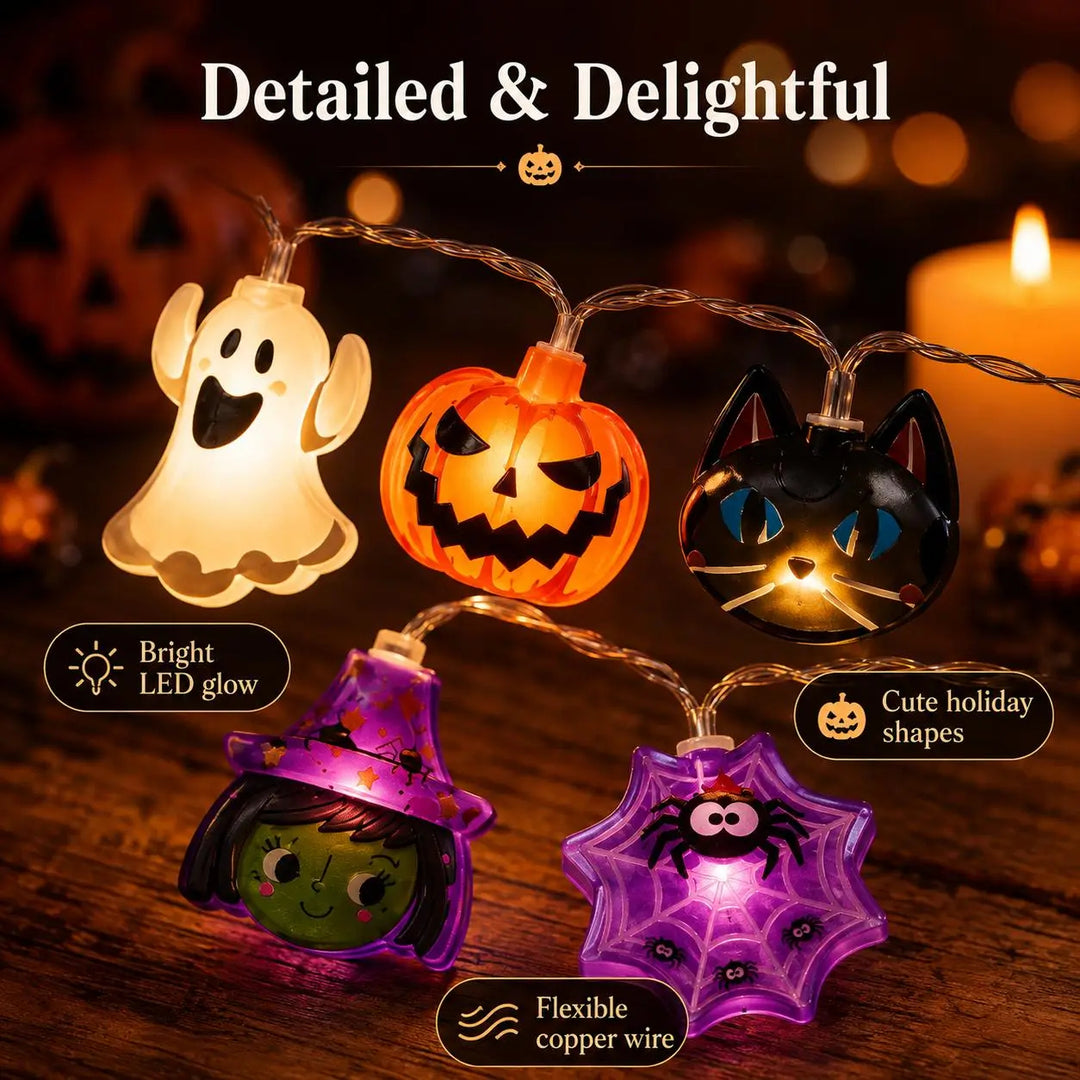 Halloween Pumpkin LED String Lights