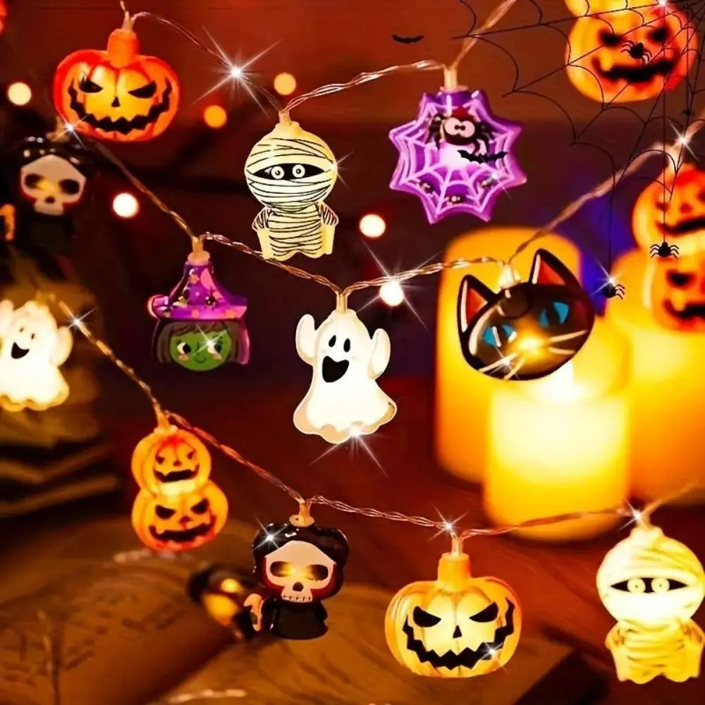 Halloween Pumpkin LED String Lights