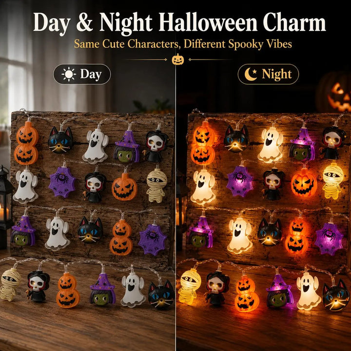 Halloween Pumpkin LED String Lights