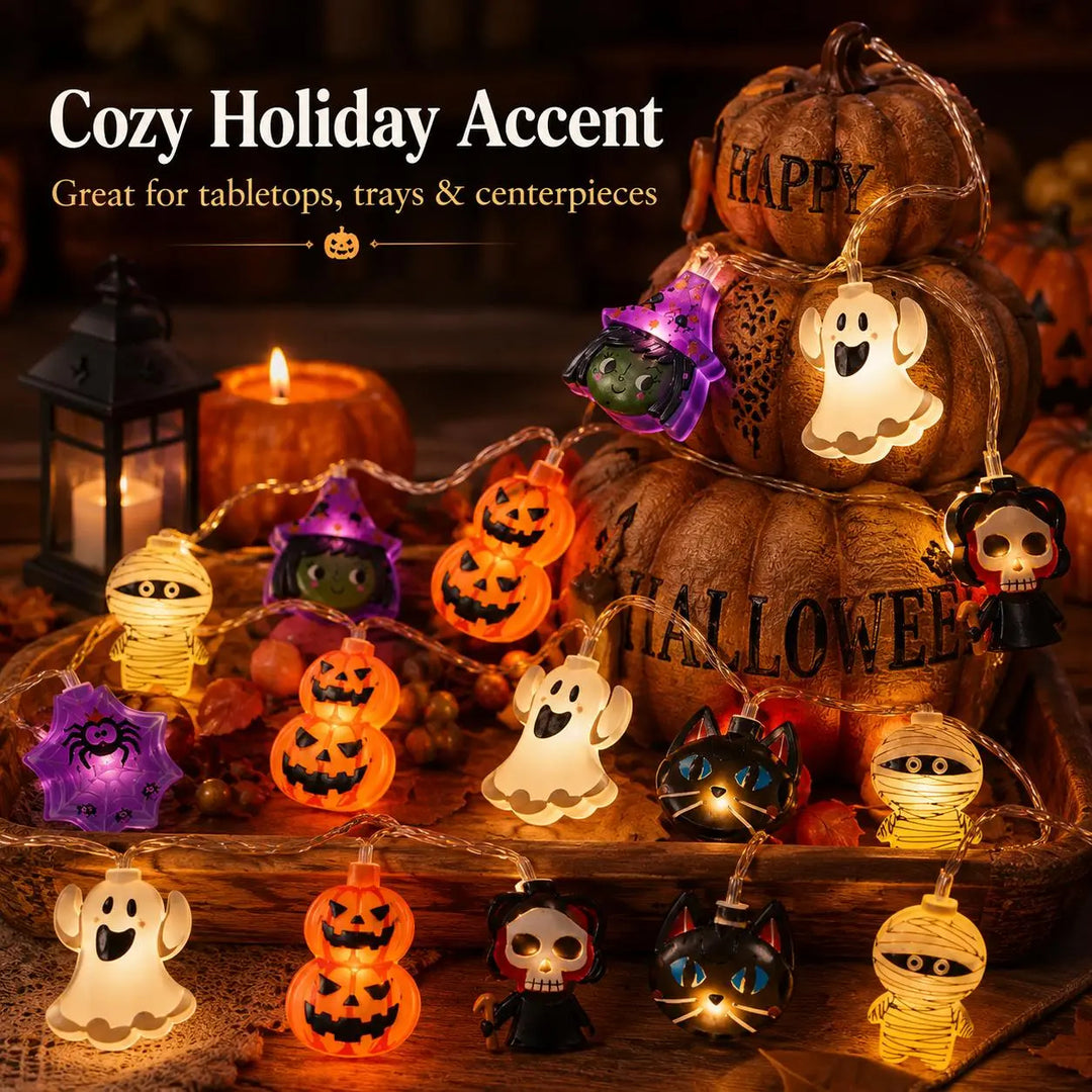 Halloween Pumpkin LED String Lights