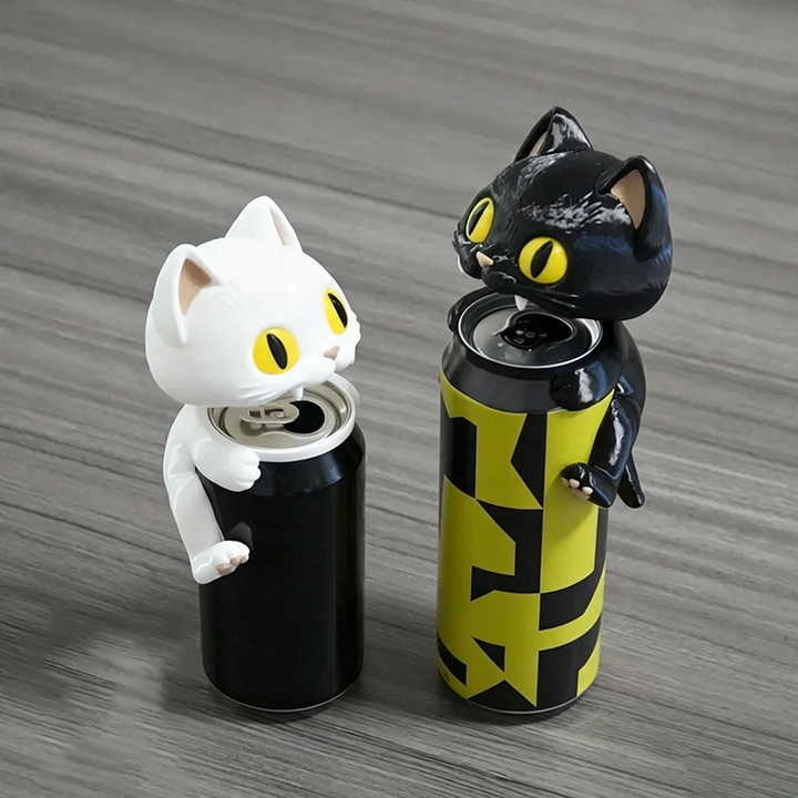 Fun Animal-Shaped Can Lids