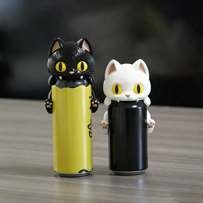 Fun Animal-Shaped Can Lids