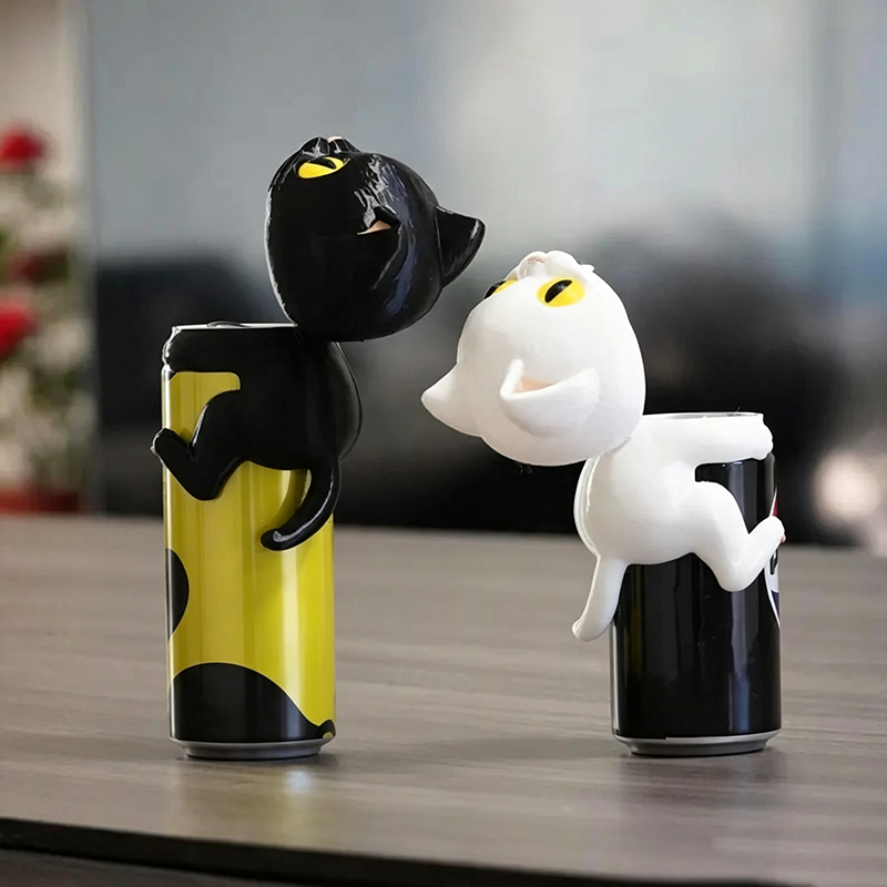 Fun Animal-Shaped Can Lids