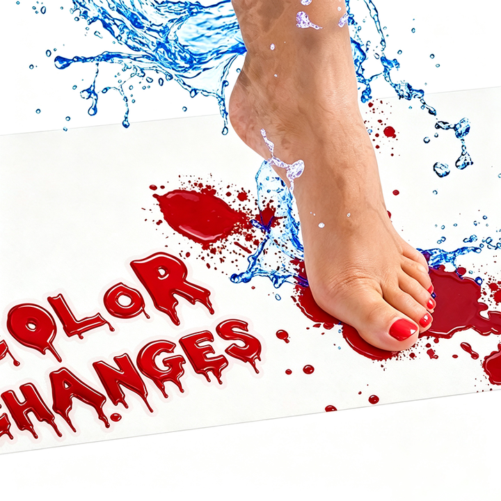 Horror Bloody Footprint Bath Mat