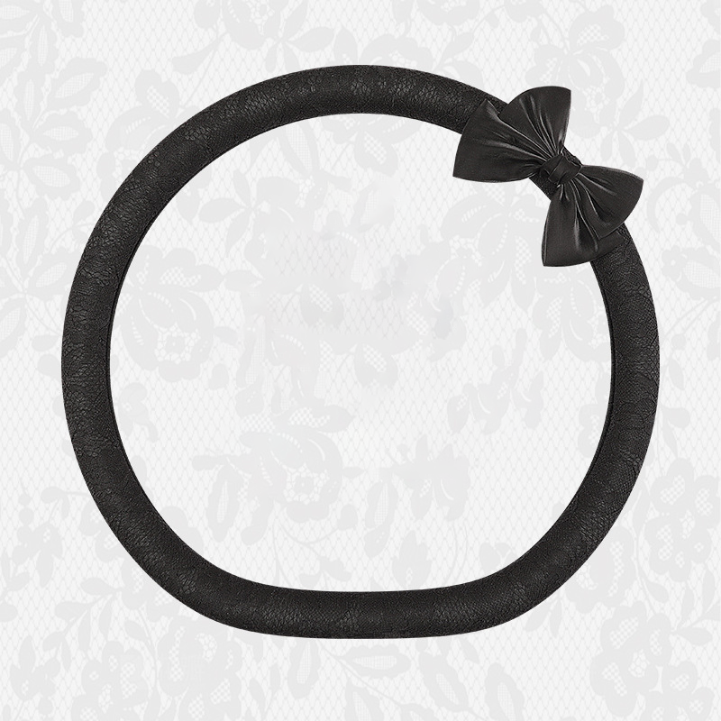 Lace Bow Steering Wheel Cover