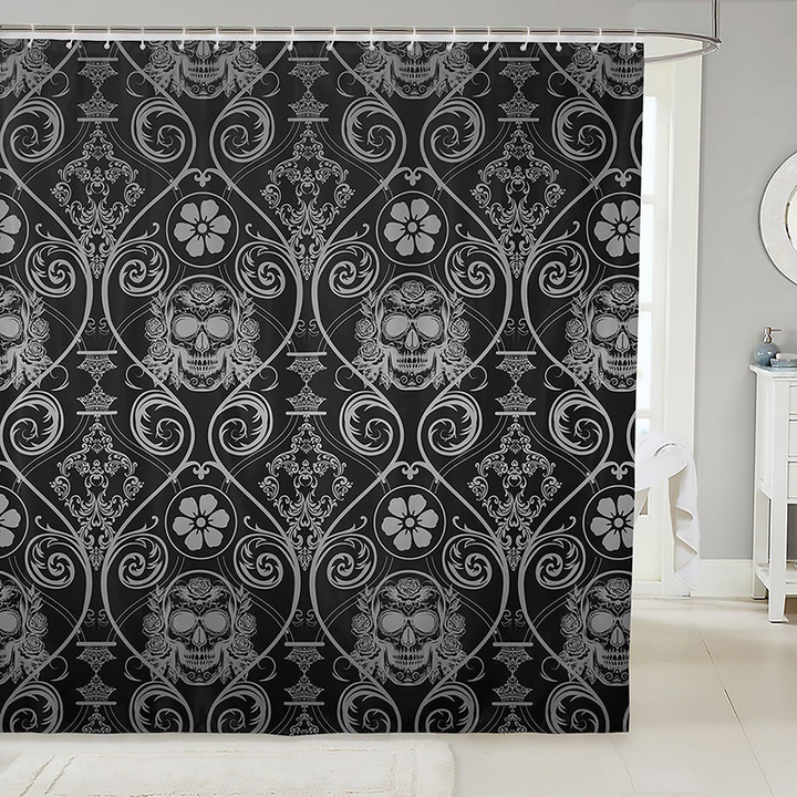 Gothic Home Decor Waterproof Shower Curtain