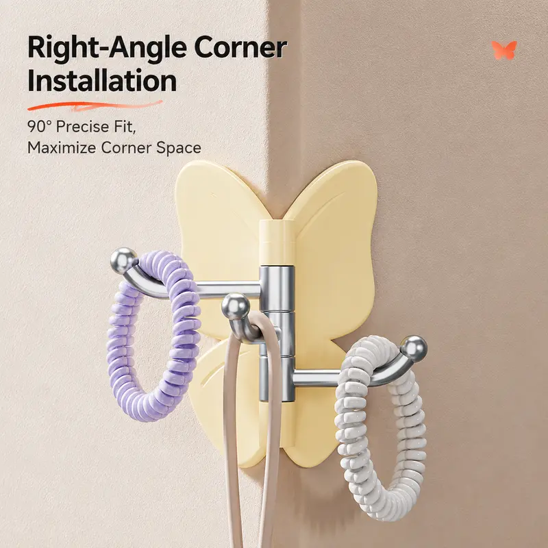Rotating butterfly hook