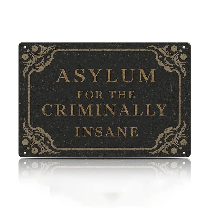 Fun and Humorous Metal Signs