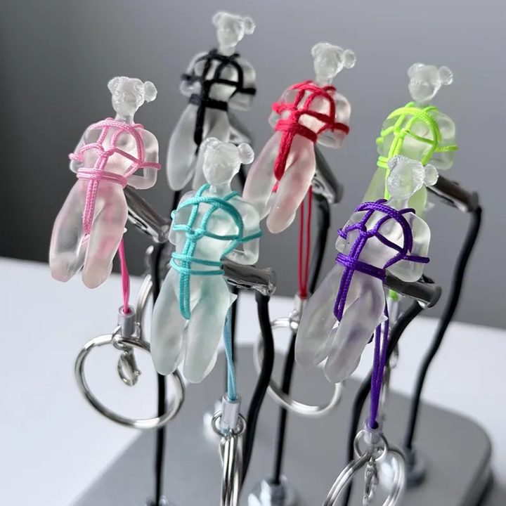 Shibari Statue Art Keychain