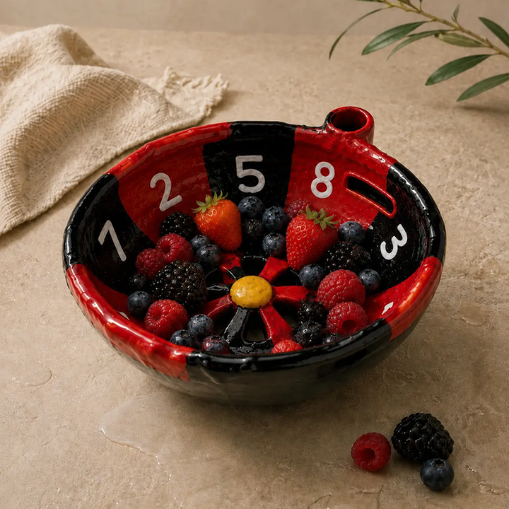 Exquisite 3D-Printed Berry Spinner Colander