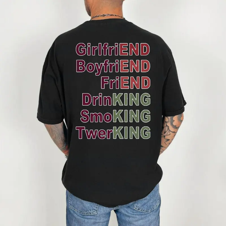 Fun and Comfortable Colorful Print T-Shirt