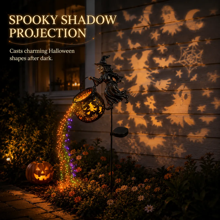 Halloween Witch Garden Light