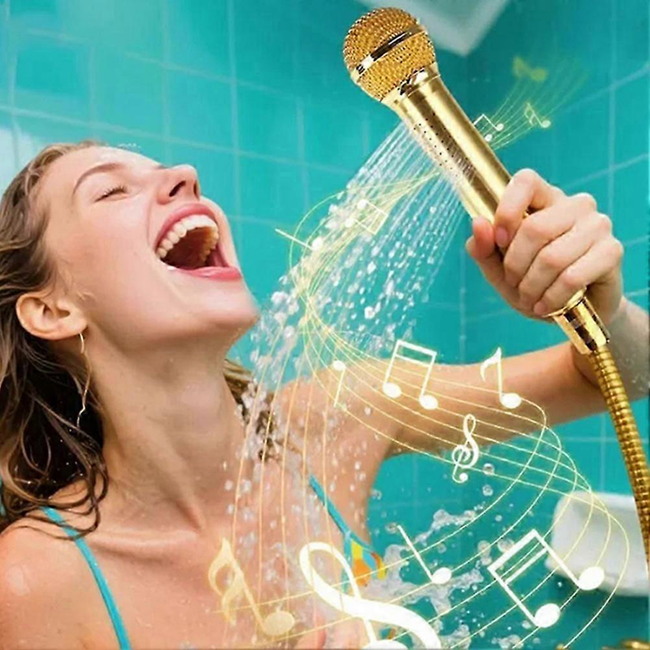Microphone-Shaped Creative Showerhead