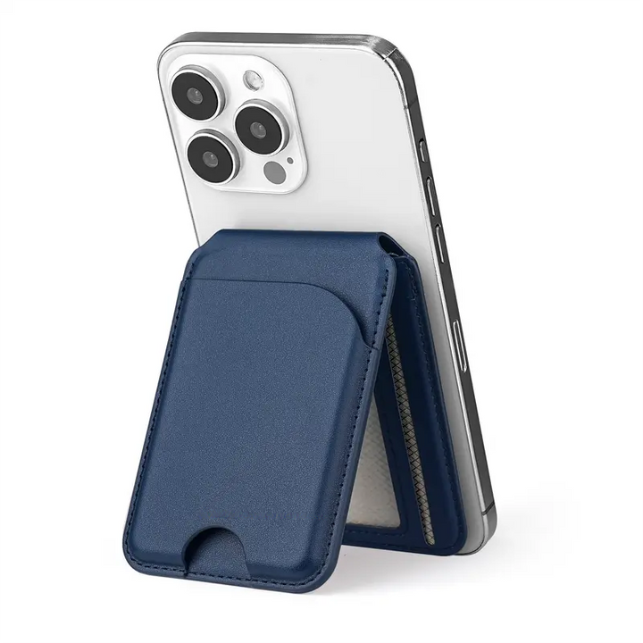 Magnetic card holder stand