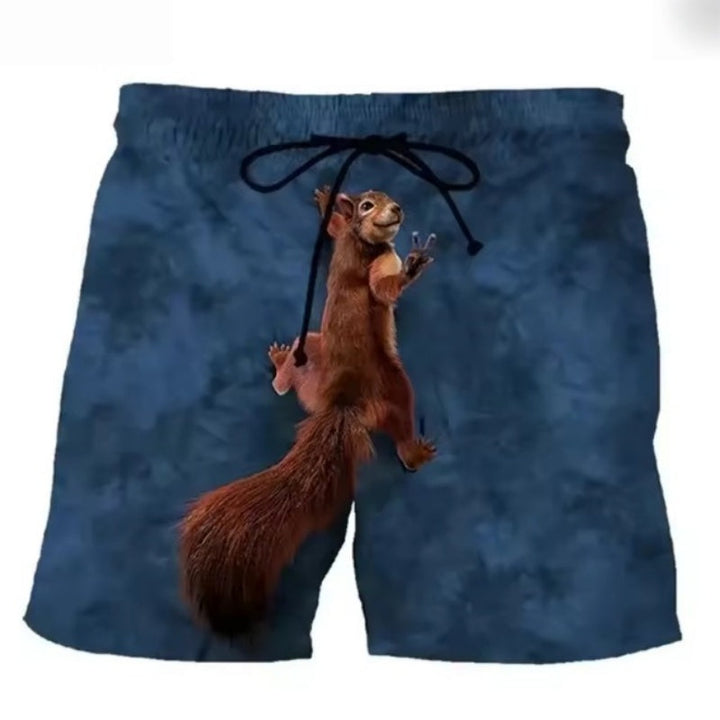 Funny Dog Graphic Shorts Casual Streetwear