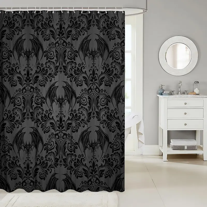 Gothic Home Decor Waterproof Shower Curtain