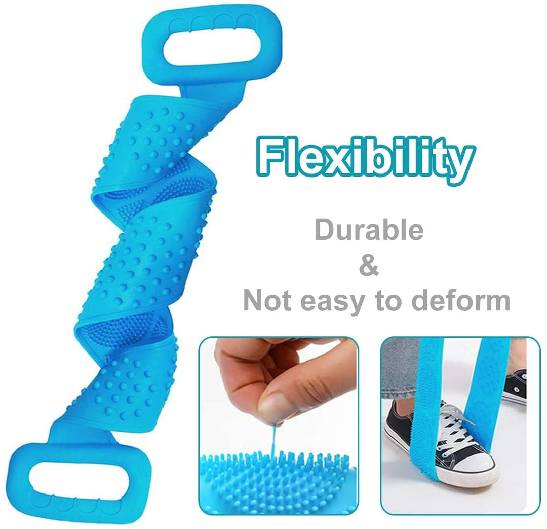 Thick and strong scrubbing strip