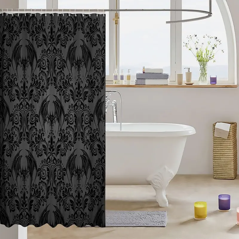 Gothic Home Decor Waterproof Shower Curtain