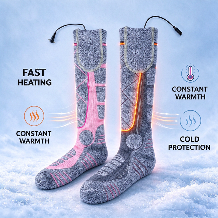 Electric Heated Winter Long Socks