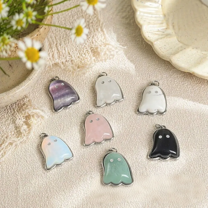 Cute Ghost Pendant Necklace