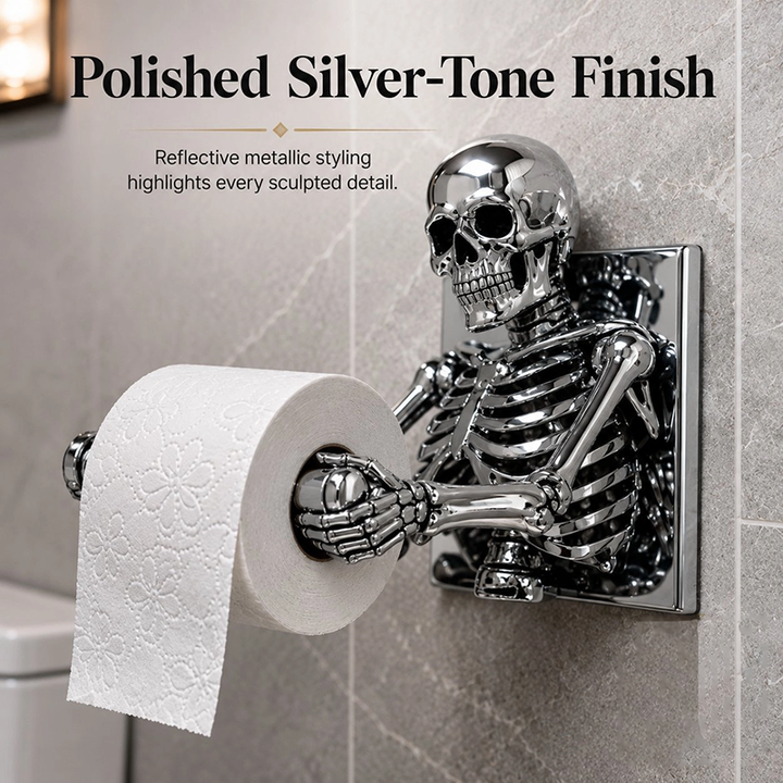 Skull Toilet Paper Holder