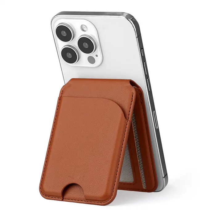Magnetic card holder stand
