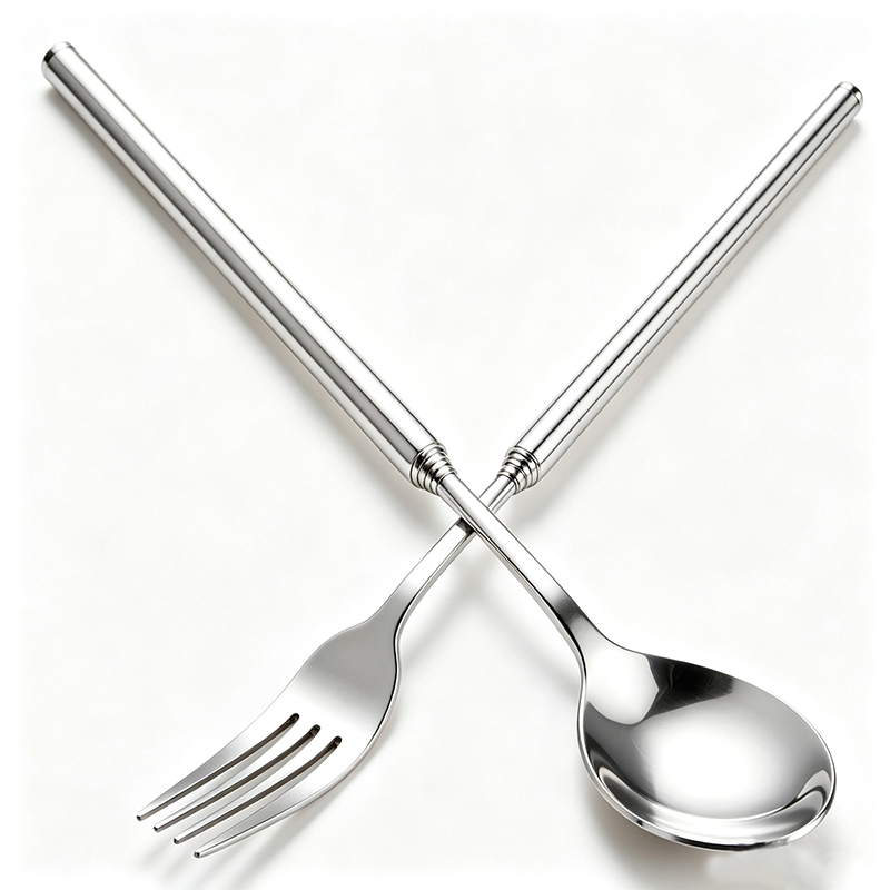 Portable retractable cutlery