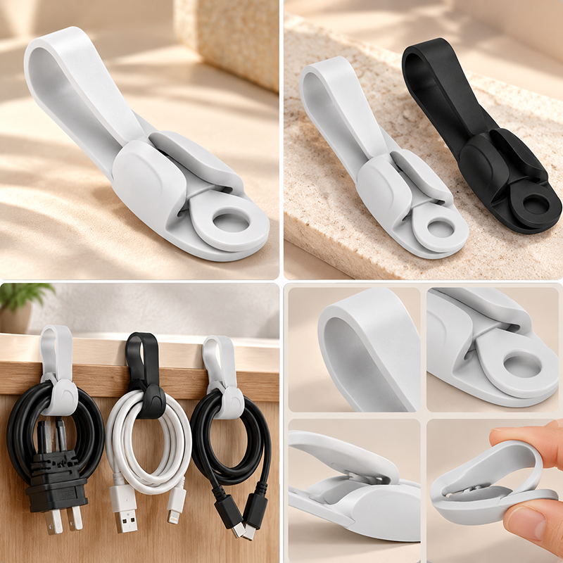 Multi Purpose Cord Bundling Clip