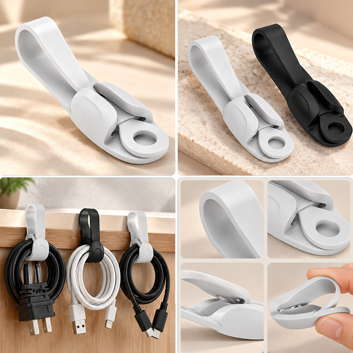 Multi Purpose Cord Bundling Clip