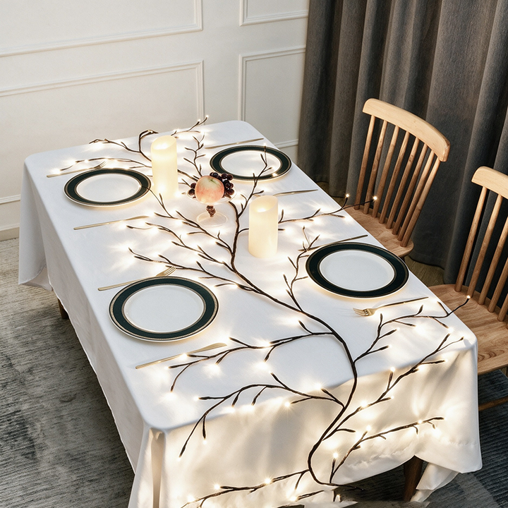 Warm Christmas Vine Lights