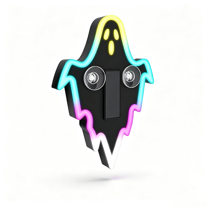 Solar-Powered Car Ghost Ambient Light
