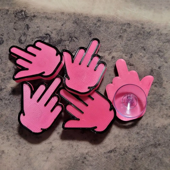 Novelty Middle Finger Suction Cup