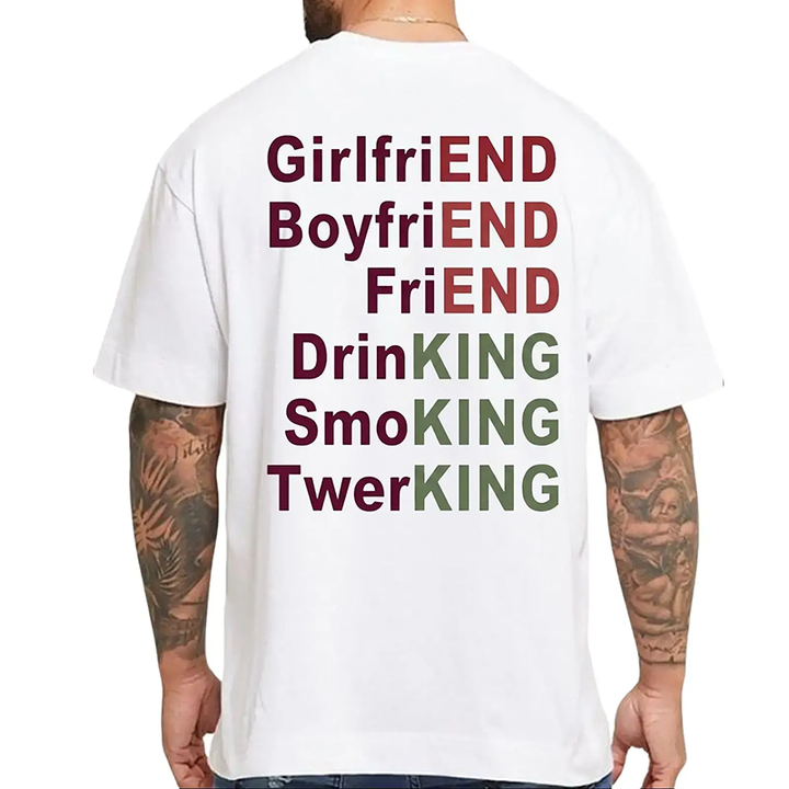 Fun and Comfortable Colorful Print T-Shirt