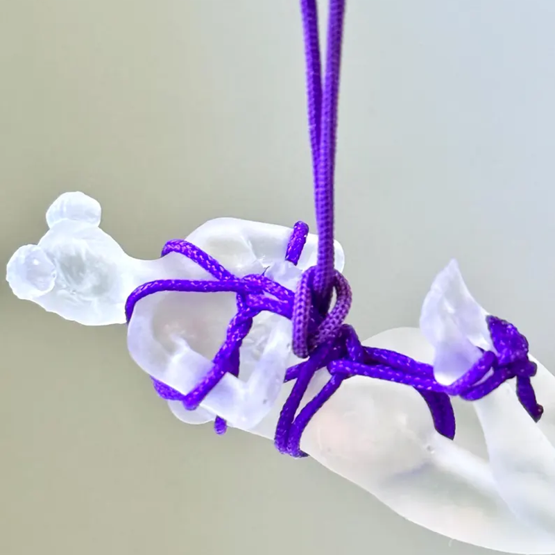 Shibari Statue Art Keychain