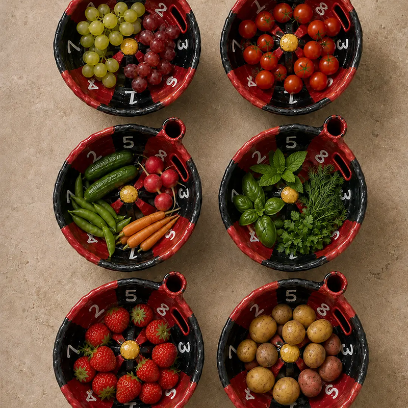 Exquisite 3D-Printed Berry Spinner Colander