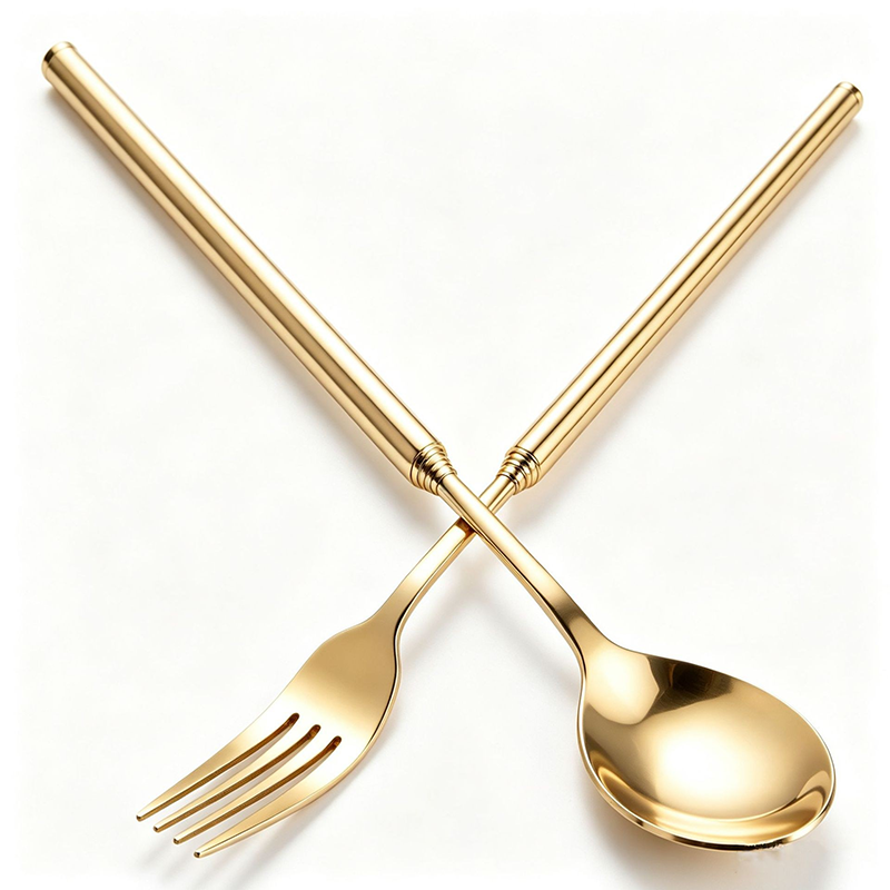 Portable retractable cutlery