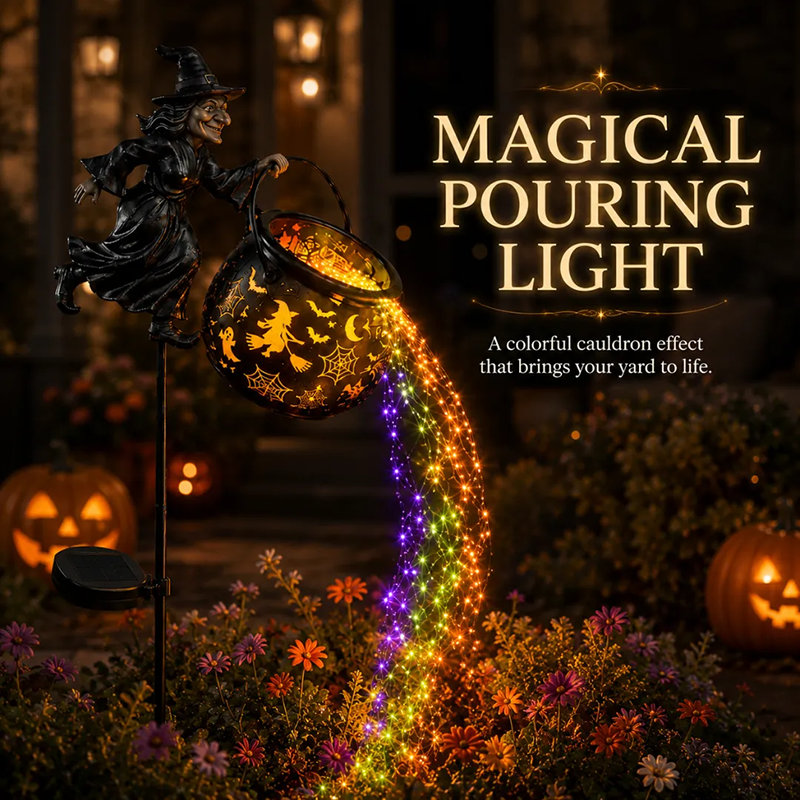 Halloween Witch Garden Light