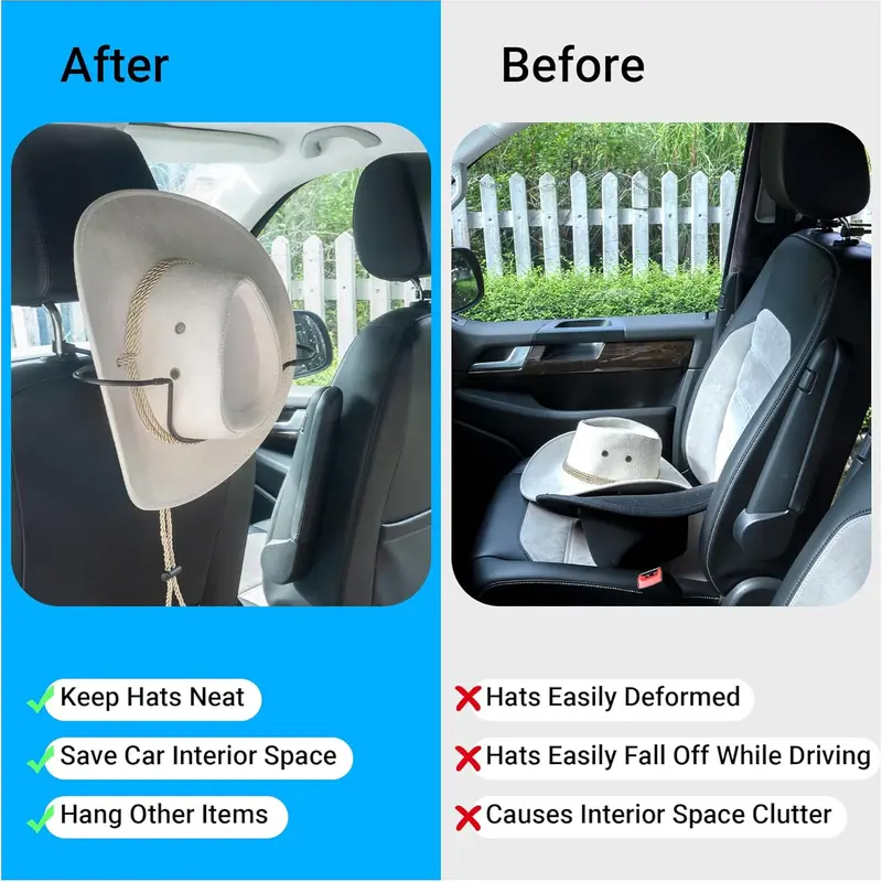 Cowboy Hat Holder for SUV and Car